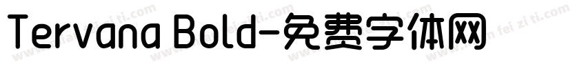 Tervana Bold字体转换